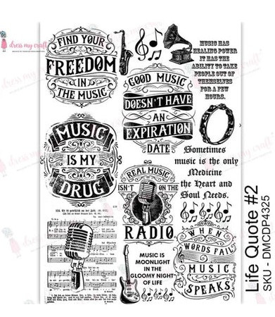 Dress My Craft Transfer Me- Life Quotes #2