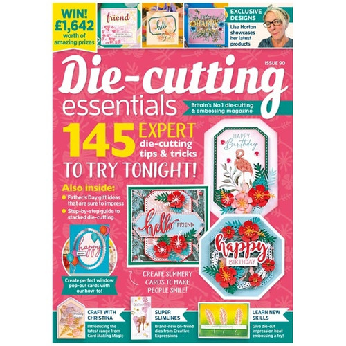 Die Cutting Essentials Magazine Issue 90- Tropical Frame Die Set