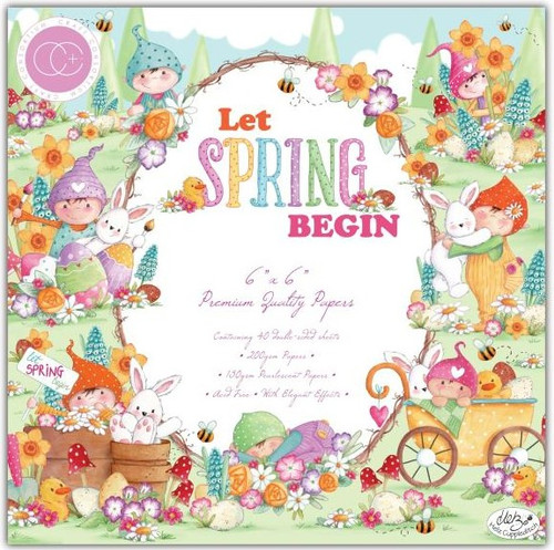 Craft Consortium 6"x6", Let Spring Begin Paper Pad