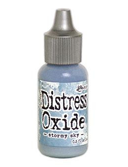 Ranger- Tim Holtz- Distress Oxide Re-inker 0.5 fl oz- Stormy Sky