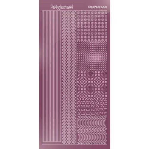 Find It Trading Hobbydots sticker style 01 - Mirror - Violet