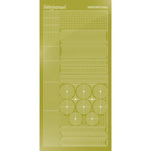 Find It Trading Hobbydots sticker style 6- Mirror - Yellow