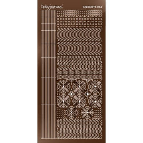 Find It Trading Hobbydots sticker style 6- Mirror - Brown