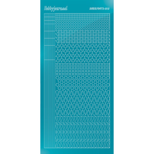 Find It Trading Hobbydots sticker style 13 - Mirror - Azure Blue