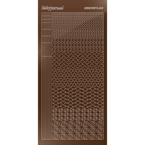 Find It Trading Hobbydots sticker style 14 - Mirror - Brown