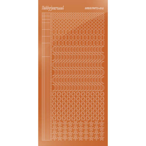 Find It Trading Hobbydots sticker style 16- Mirror - Copper