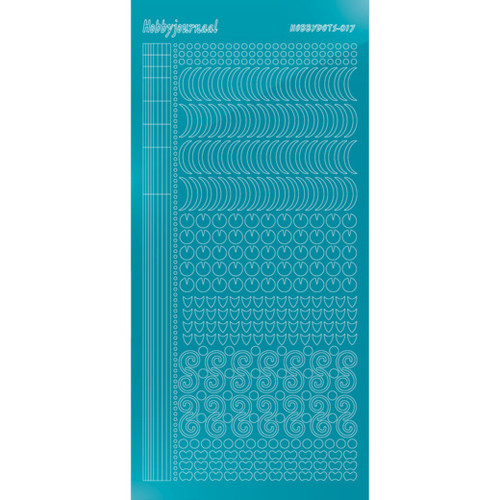 Find It Trading Hobbydots sticker - STYLE17 - Mirror - Azure Blue