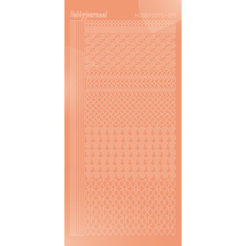 Find It Trading Hobbydots sticker - STYLE19 - Mirror - Salmon