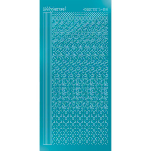Find It Trading Hobbydots sticker - STYLE19 - Mirror - Azure Blue