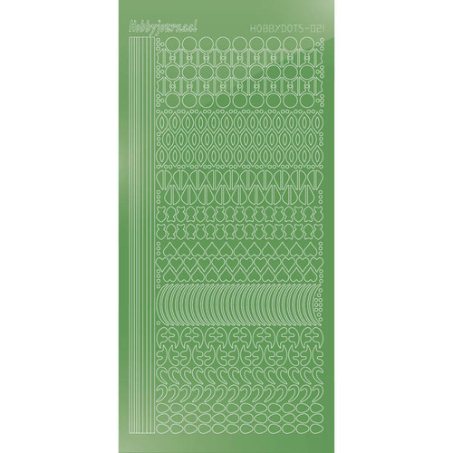 Find It Trading Hobbydots sticker - Mirror - Lime STYLE 21 STDM21C