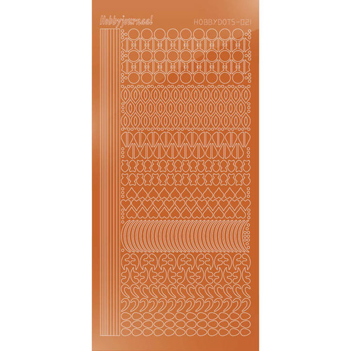 Find It Trading Hobbydots sticker - Mirror - Copper STYLE 21 STDM21B