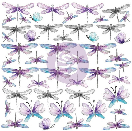 Aquarelle Dreams - Acetate Dragonflies Ephemera - 48pc
