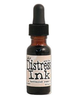 Ranger- Tim Holtz- Distress Ink Re-inker 0.5 fl oz- Tattered Rose