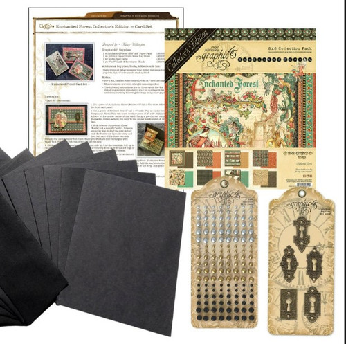 Graphic 45 Enchanted Forest Card Kit 23V5
