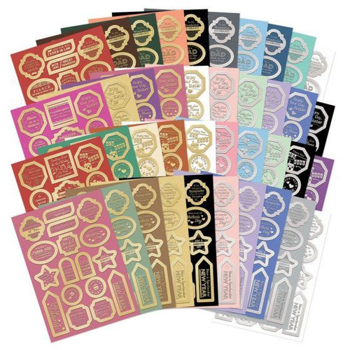 Hunkydory Crafts Essential Book of 2023 Sentiments Matt-tastic - 40 Sheets / 660 Sentiments - EBK136