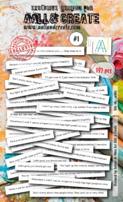 AALL & Create- Ephemera- Bite Me- White