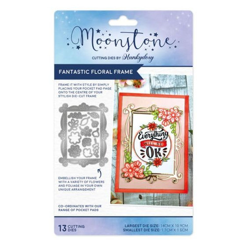 Hunkydory Crafts Moonstone Die- Fantastic Floral Frame