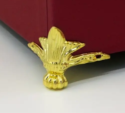 4-pc Ornate-Style Feet- Gold -- 6938