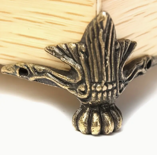 4-pc Ornate-Style Feet- Bronze -- 0519