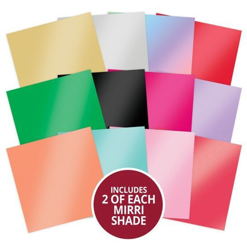 Hunkydory Mirri Card 12x12 220gsm MCD209- Essential Colour Selection