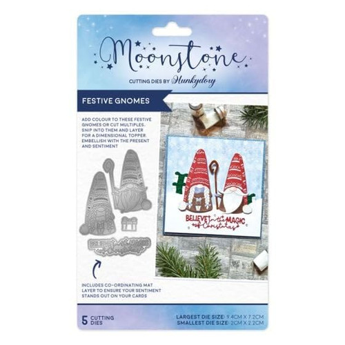 Hunkydory Crafts Moonstone Die- Festive Gnomes