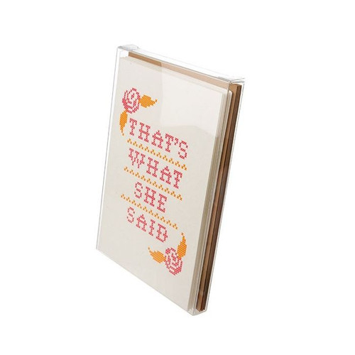 Crystal Clear Card Boxes- 5 3/8" x 5/8" x 7 3/8"- 5 pack