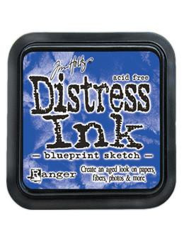 Ranger- Tim Holtz- Distress Ink Pad- Blueprint Sketch