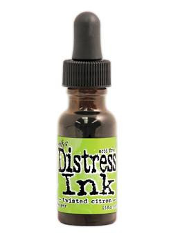 Ranger- Tim Holtz- Distress Ink Re-inker 0.5 fl oz- Twisted Citron