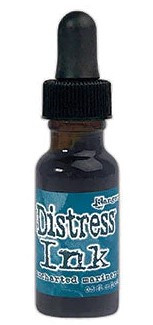 Ranger- Tim Holtz- Distress Ink Re-inker 0.5 fl oz- Uncharted Mariner