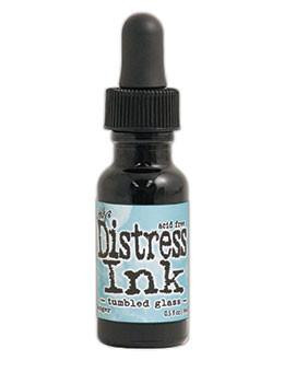 Ranger- Tim Holtz- Distress Ink Re-inker 0.5 fl oz- Tumbled Glass