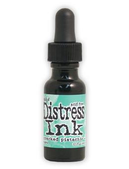 Ranger- Tim Holtz- Distress Ink Re-inker 0.5 fl oz- Cracked Pistachio