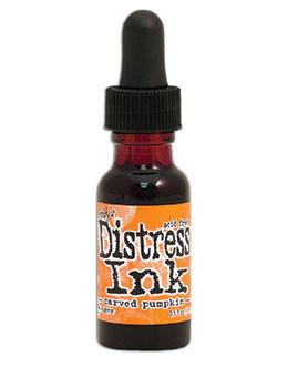 Ranger- Tim Holtz- Distress Ink Re-inker 0.5 fl oz- Carved Pumpkin