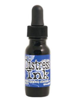 Ranger- Tim Holtz- Distress Ink Re-inker 0.5 fl oz- Blueprint Sketch