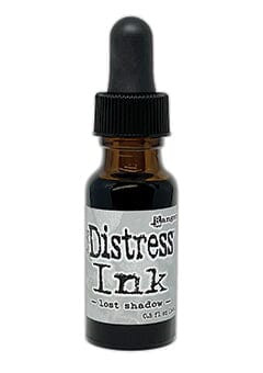 Ranger- Tim Holtz- Distress Ink Re-inker 0.5 fl oz- Lost Shadow