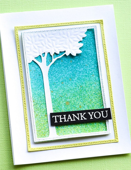 Memory Box 100% Steel Leafy Tree Frame Cutting Die- 94420