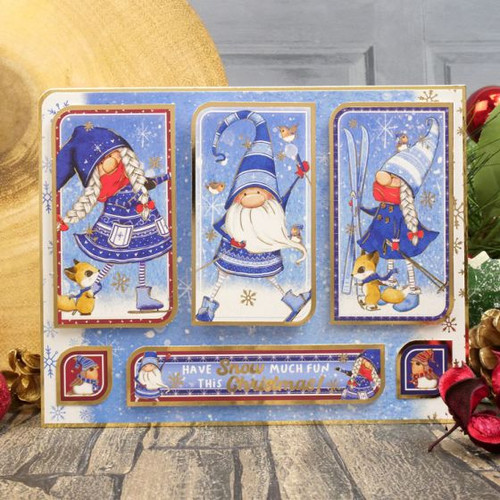 HunkyDory Crafts Gnome for Christmas Luxury Topper Set- Snow Much Fun