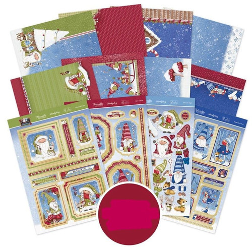 Hunkydory Crafts- Gnome for Christmas- Luxury Topper Collection GFC101