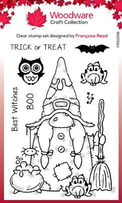 Woodware Clear Stamp Set Witchy Woo 4 in x 6 in Stamp