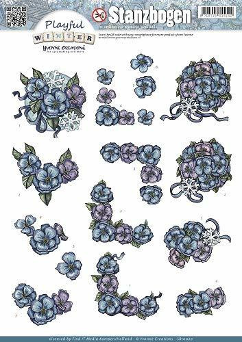 Find It Trading 3D DIE-Cut Push Out Sheet Yvonne Creations Playful Winter