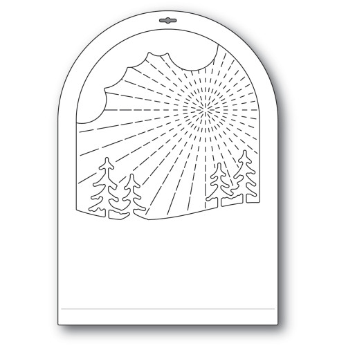 Memory Box 100% Steel Radiant Snowglobe Cutting Die- 94493