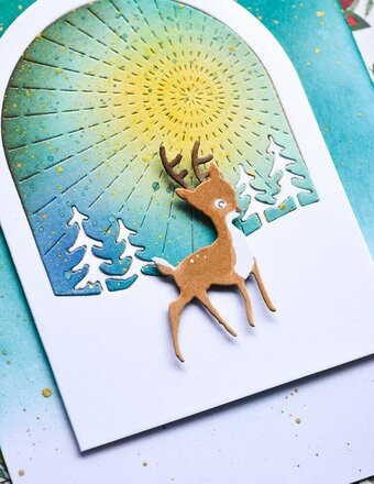 Memory Box 100% Steel Radiant Snowglobe Cutting Die- 94493