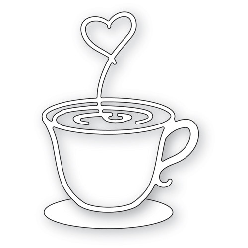 Memory Box 100% Steel Cuppa Love Cutting Die- 94637