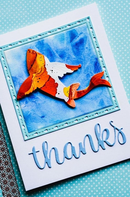 Poppystamp Die- Large Lovely Koi