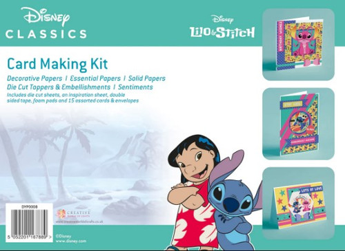 Disney Classics Large A4 Card Kit- Lilo and Stitch