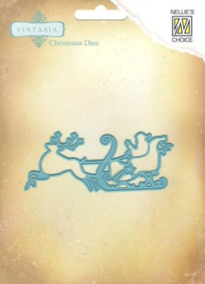 Nellie's Choice Vintasia Die- Santa Claus