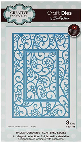 Creative Expressions Scattered Leaves Background