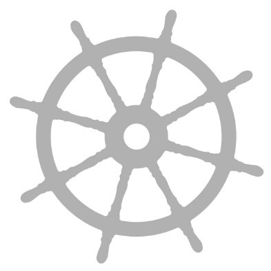 Couture Creations Seaside Girl-Ships Wheel 1.9 x 1.9in