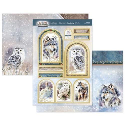 Hunkydory Crafts Winter Woodland Luxury Topper Collection WINTWOOD101