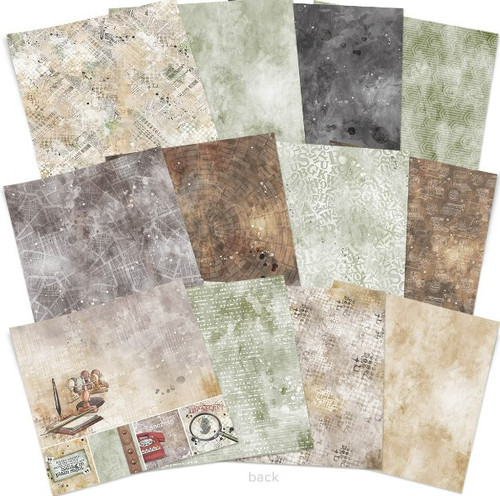 Ciao Bella 12"x 12" Paper Pad- 12 Double-sided papers- Enigma