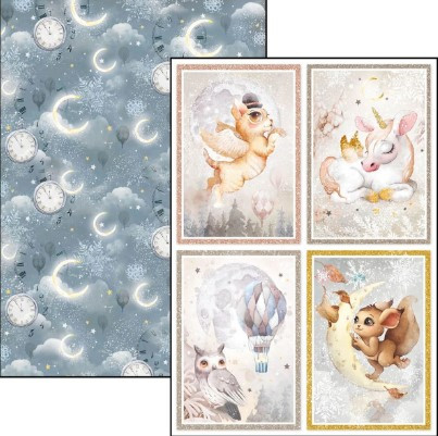 Ciao Bella A4 Creative Pad- 9 Double-sided papers- Dreamland